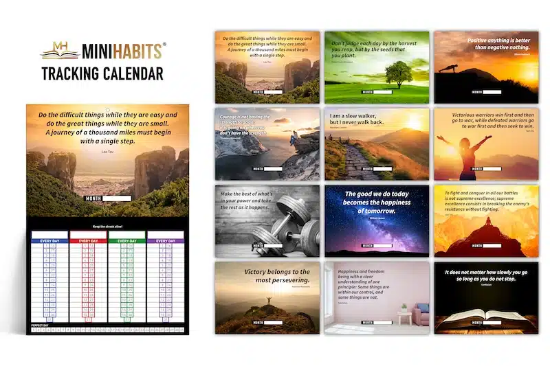 Mini Habits Tracking Calendar (New!) - Image 2